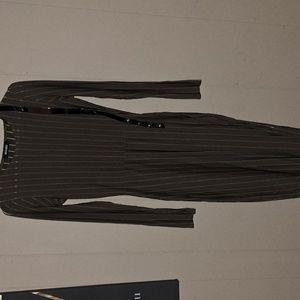 Misguided long sleeve midi dress